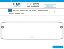 Tablet Screenshot of classabovecars.com